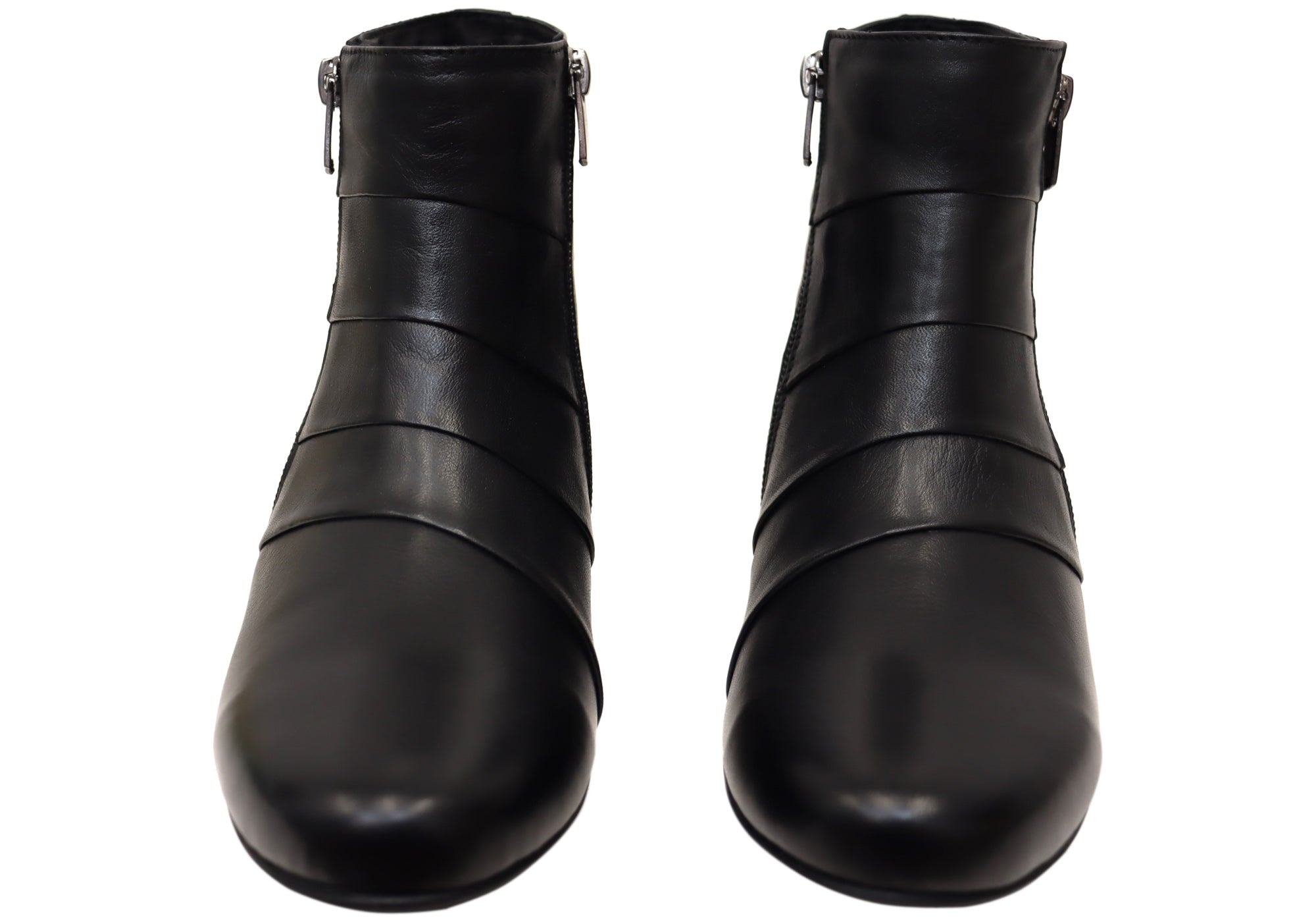 Elva Women's Comfortable Leather Boots - European Style Ankle Boots for Walking, Work & Casual Outfits