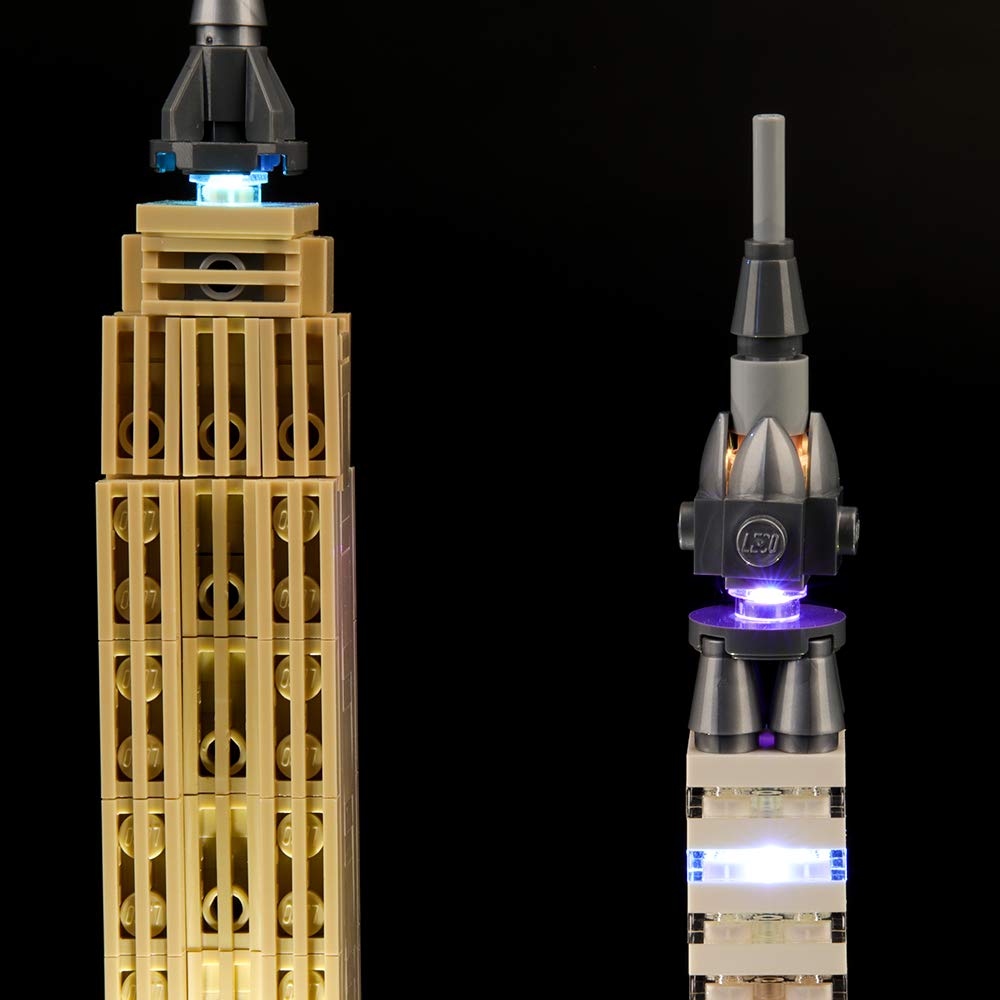 LIGHTAILING LED Light Kit for LEGO Architecture New York City Skyline 21028 Building Blocks Model - DIY Lighting Set (Model Not Included) | Perfect for Home Decoration, Gift Ideas & LEGO Enthusiasts
