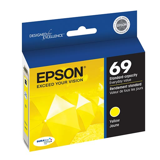 Original Epson T069420 Yellow Ink Cartridge - Compatible with Select Epson Printers | High-Quality Printing for Home & Office Use