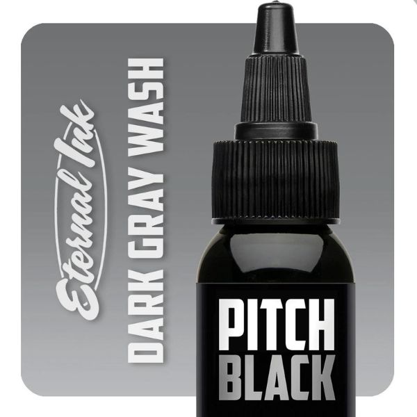Eternal Pitch Black Gray Wash Set - Premium Hair Dye Kit for Dark Gray & Black Hair - Perfect for Salon & At-Home Hair Coloring