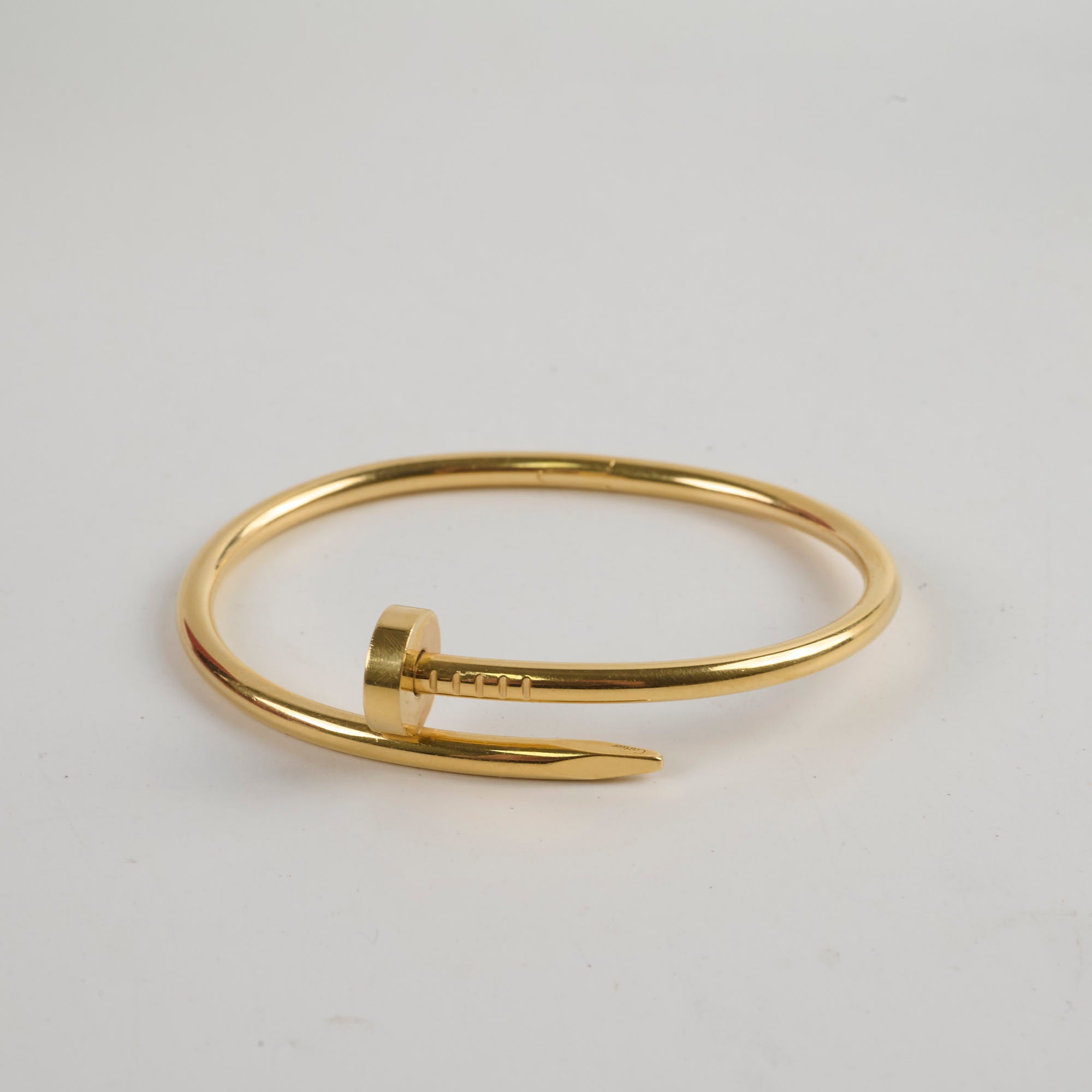 Cartier Juste Un Clou 18K Yellow Gold Bracelet Size 17 - Luxury Jewelry for Women, Perfect for Weddings, Parties & Special Occasions