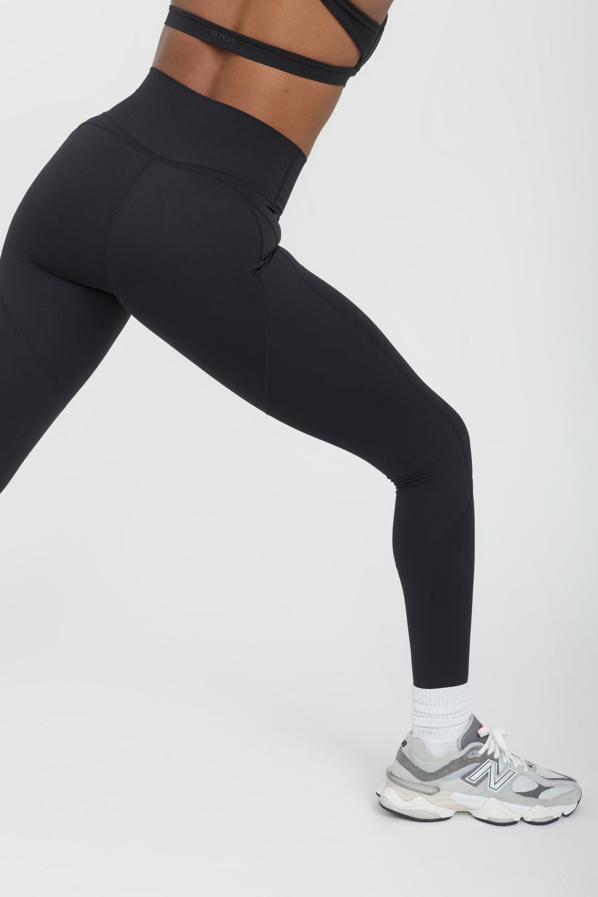 Bronx Zip Front Legging - High Waisted Workout Leggings for Women, Black - Perfect for Yoga, Running & Gym