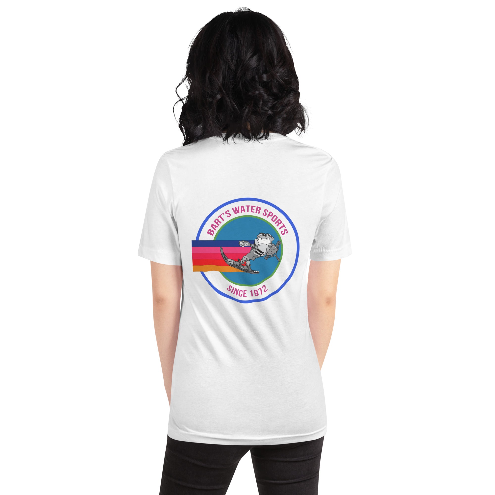 Frog Slalom Ski Unisex T-Shirt - Bart's Water Sports - Perfect for Wakeboarding, Waterskiing & Lake Adventures