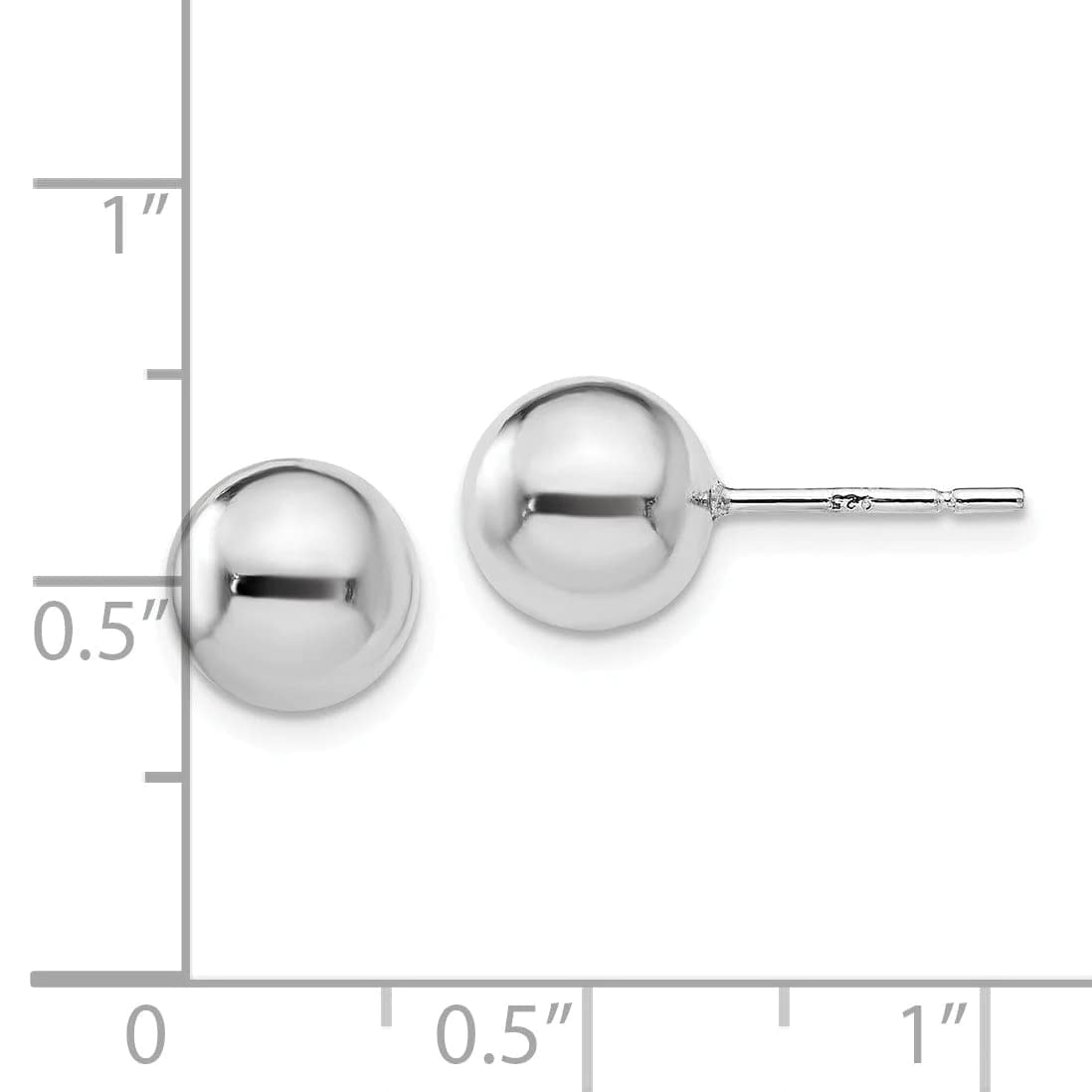 Polished Sterling Silver Ball Post Earrings for Women - Elegant & Hypoallergenic Jewelry for Everyday Wear, Parties & Gifts