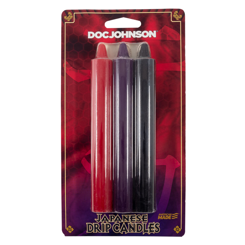 Doc Johnson Japanese Drip Candles - Premium Handmade Soy Wax Candles for Home Decor, Romantic Ambiance & Meditation - Perfect for Weddings, Spa Relaxation & Zen Spaces