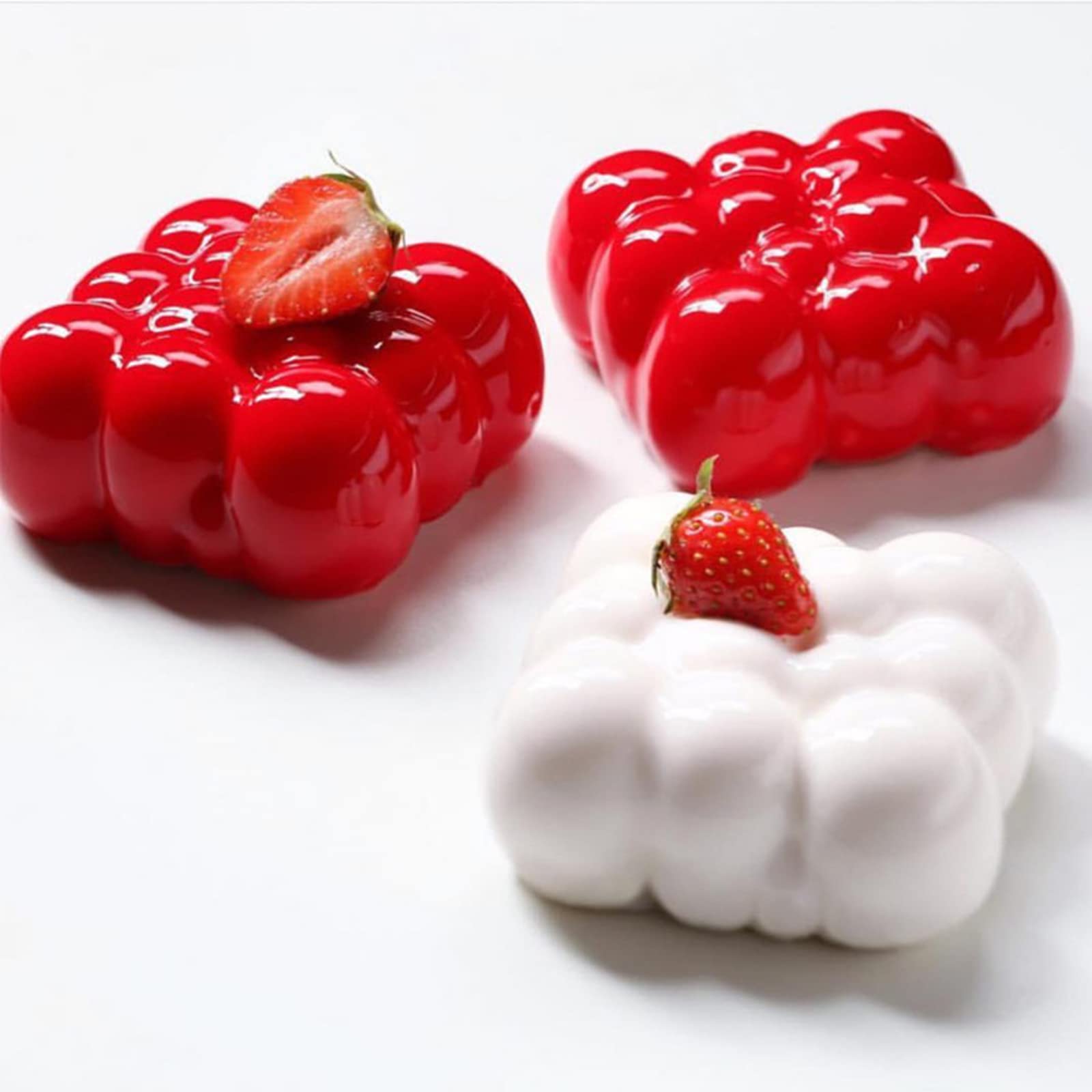 CTForest Silicone Cloud Mold - Perfect for Mousse Cake, Bubble Cloud Cake, and Dessert Making - Ideal for Home Baking, Party Treats, and DIY Dessert Decorations