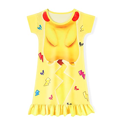 Princess Dress for Girls Flutter Sleeve Toddler Kids Dresses - Casual Home Wear for Ages 2-8 Years | Perfect for Birthday Parties, Tea Parties & Dress-Up Play