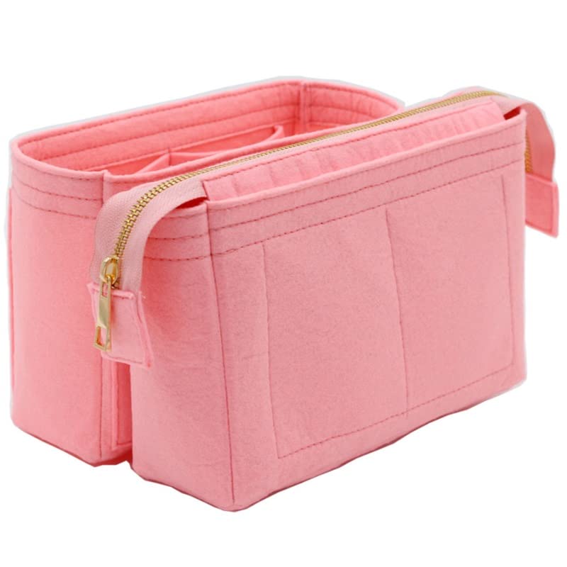 Portable N/A Insert Bags Organizer - Makeup & Cosmetic Bag Shaper for Handbags, Travel & Purse Organization | Perfect for Daily Use, Traveling & Work