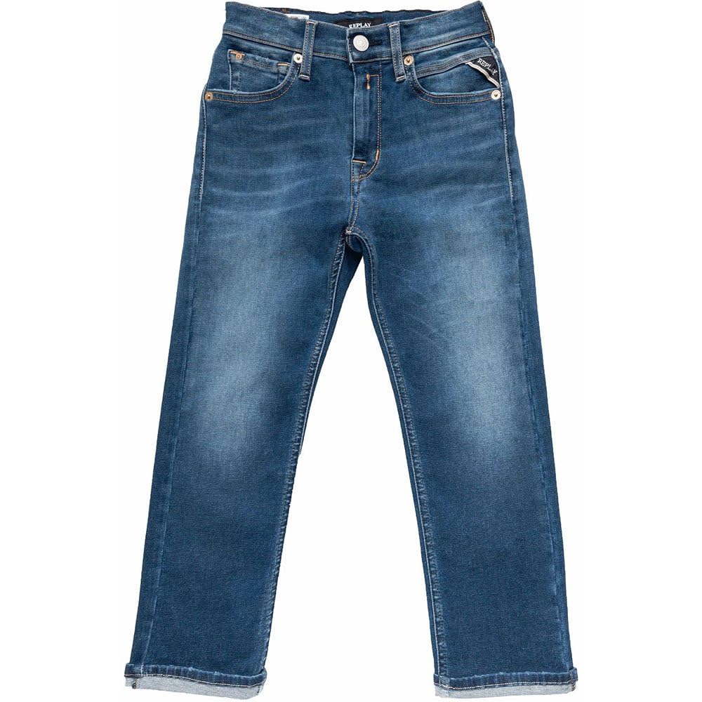 Replay Thad Boys' Jeans - Stylish & Comfortable Denim Pants for Kids | Perfect for School, Playdates & Everyday Wear