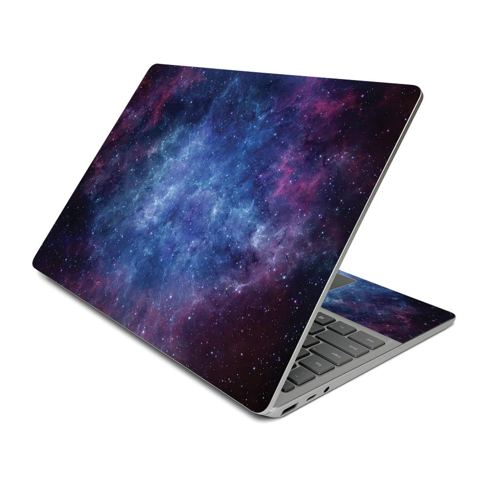 MightySkins Protective Vinyl Decal Wrap Cover for Microsoft Surface Laptop Go (2020) - Nebula Design | Durable, Scratch-Resistant Skin | Easy to Apply & Remove | Made in USA | Perfect for Work, School & Travel Protection