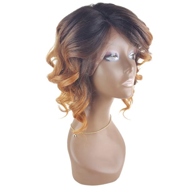 NIX&NOX Soft Lace Wig FLW Mimi - Natural Looking Human Hair Wig for Women with Breathable Cap - Perfect for Daily Wear, Cosplay & Special Occasions