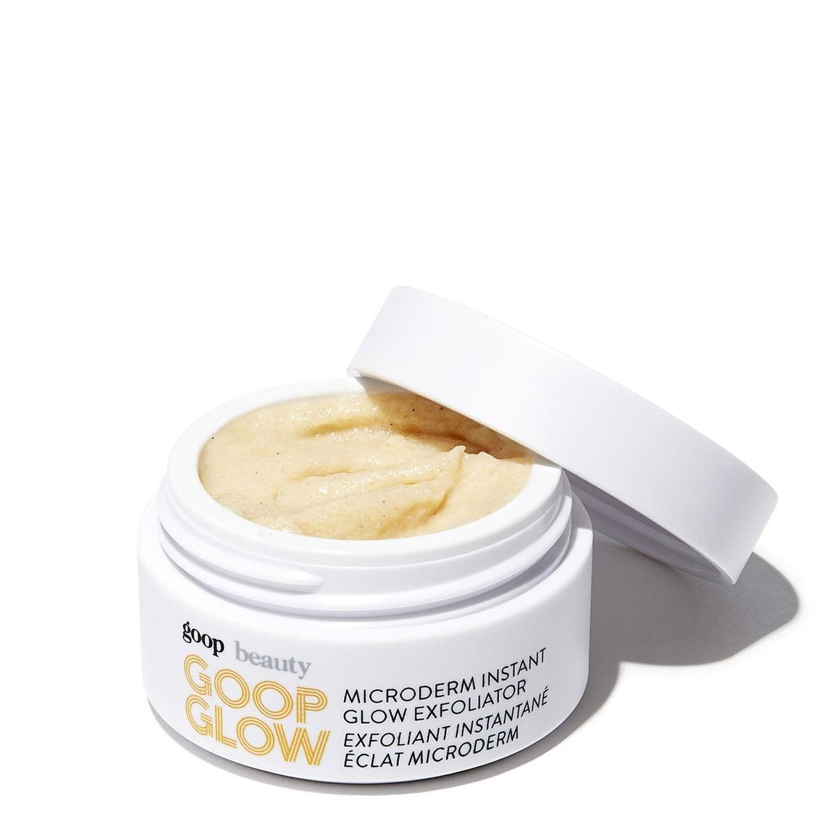 GOOPGLOW Microderm Instant Glow Exfoliator - Gentle Face Scrub for Brightening & Smoothing Skin | Perfect for Daily Skincare Routine & Pre-Makeup Prep