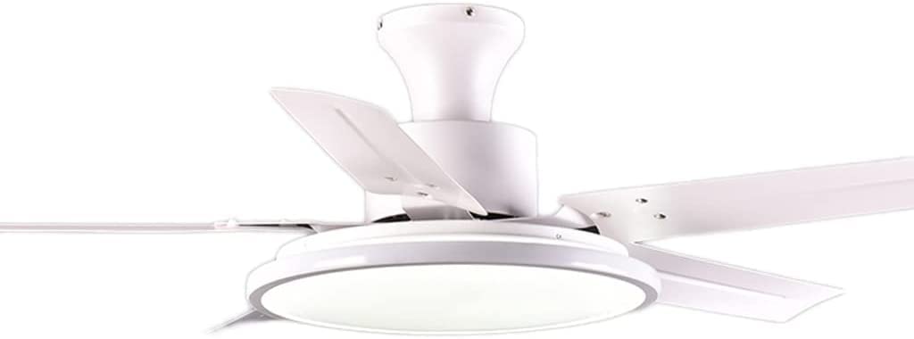 ABGRC 42 Inch Smart Ceiling Fan with Light - Remote Control, 3 Color Changing LED, 6 Speed Settings & Timer - Perfect for Bedroom, Living Room, and Home Office
