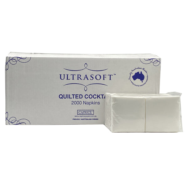 Premium Ultrasoft Cocktail Napkins - Black, White & Kraft - Elegant Party, Wedding & Home Bar Accessories