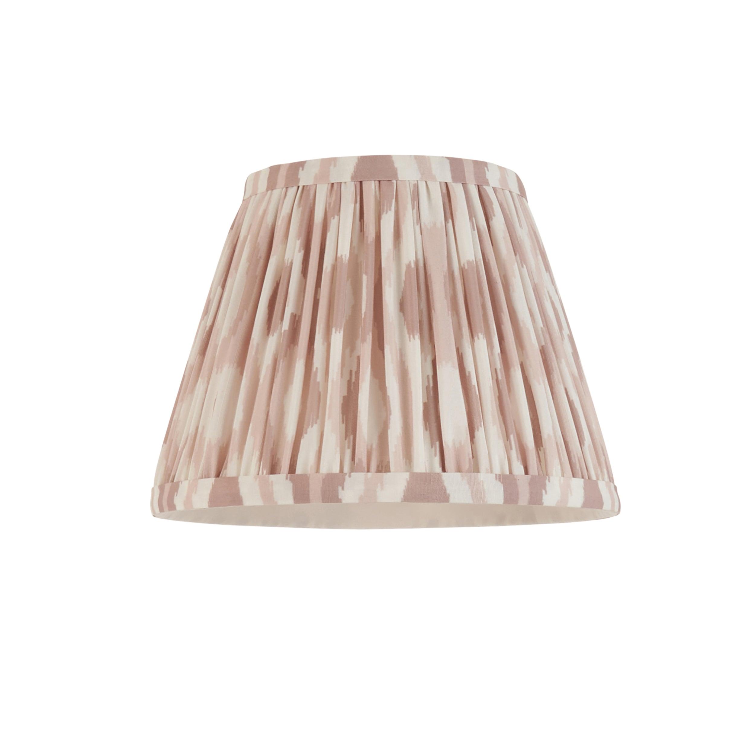 Brass Wall Light with Dome Arc Design & Ikat 20cm Neutral Shade - Perfect for Bedroom, Living Room, and Hallway Lighting Decor