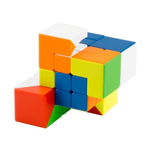 CUBESKOOL Moyu Puppet Cube 3x3 Speed Cube - High Stability Smooth Turning Magic Puzzle Brain Teaser for Kids & Adults (6+ Years) - Anti-Anxiety Fidget Toy, Stress Relief, Classroom & Office Desk Game