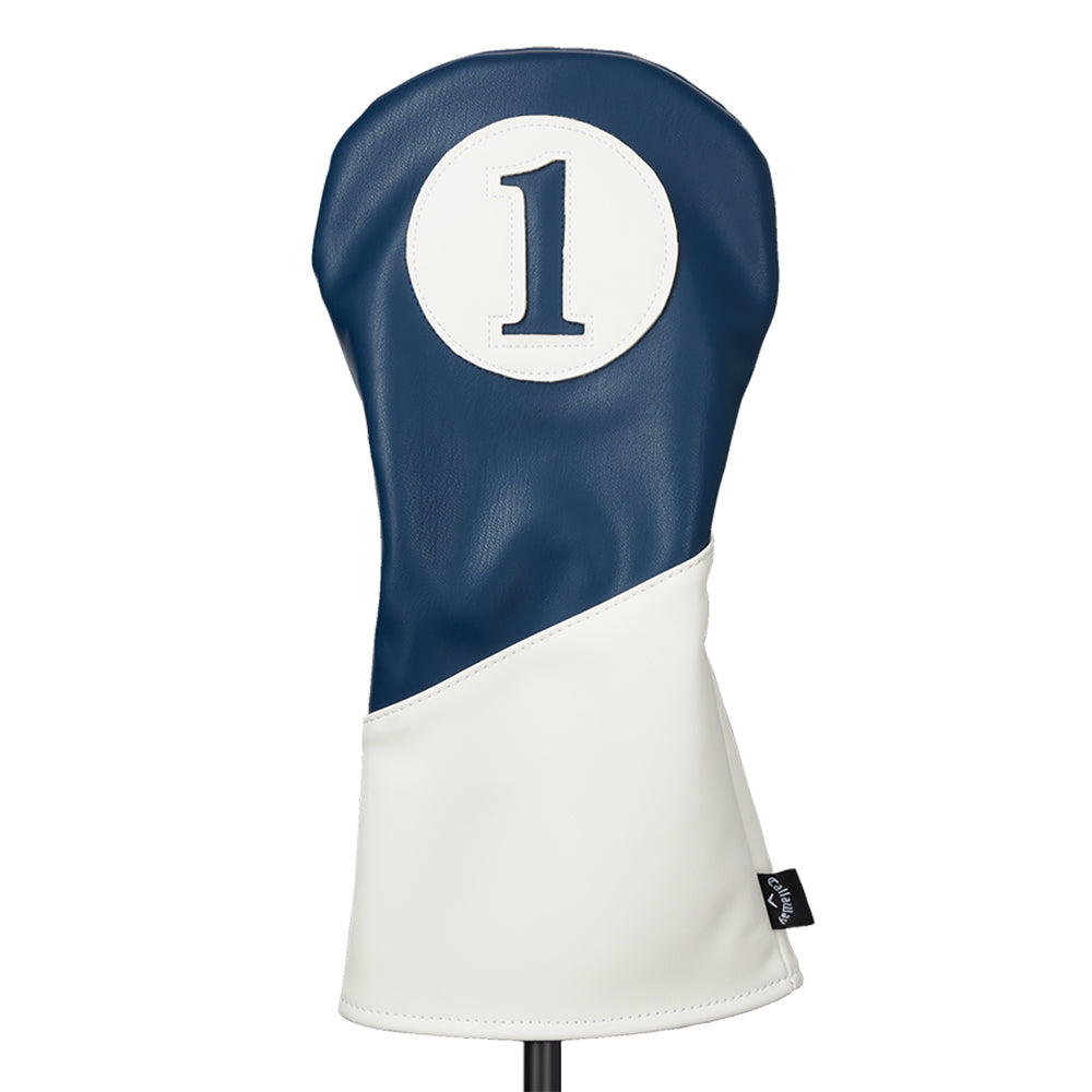 Callaway Vintage Golf Driver Headcover - Premium Leather Club Cover for Men & Women - Perfect for Golf Bags & Course Protection