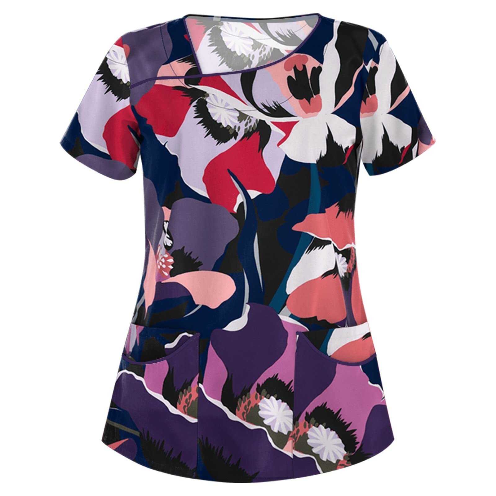Plus Size Scrubs for Women - Classic & Comfortable Loose Scrub Tops - Perfect for Nurses, Doctors & Healthcare Professionals