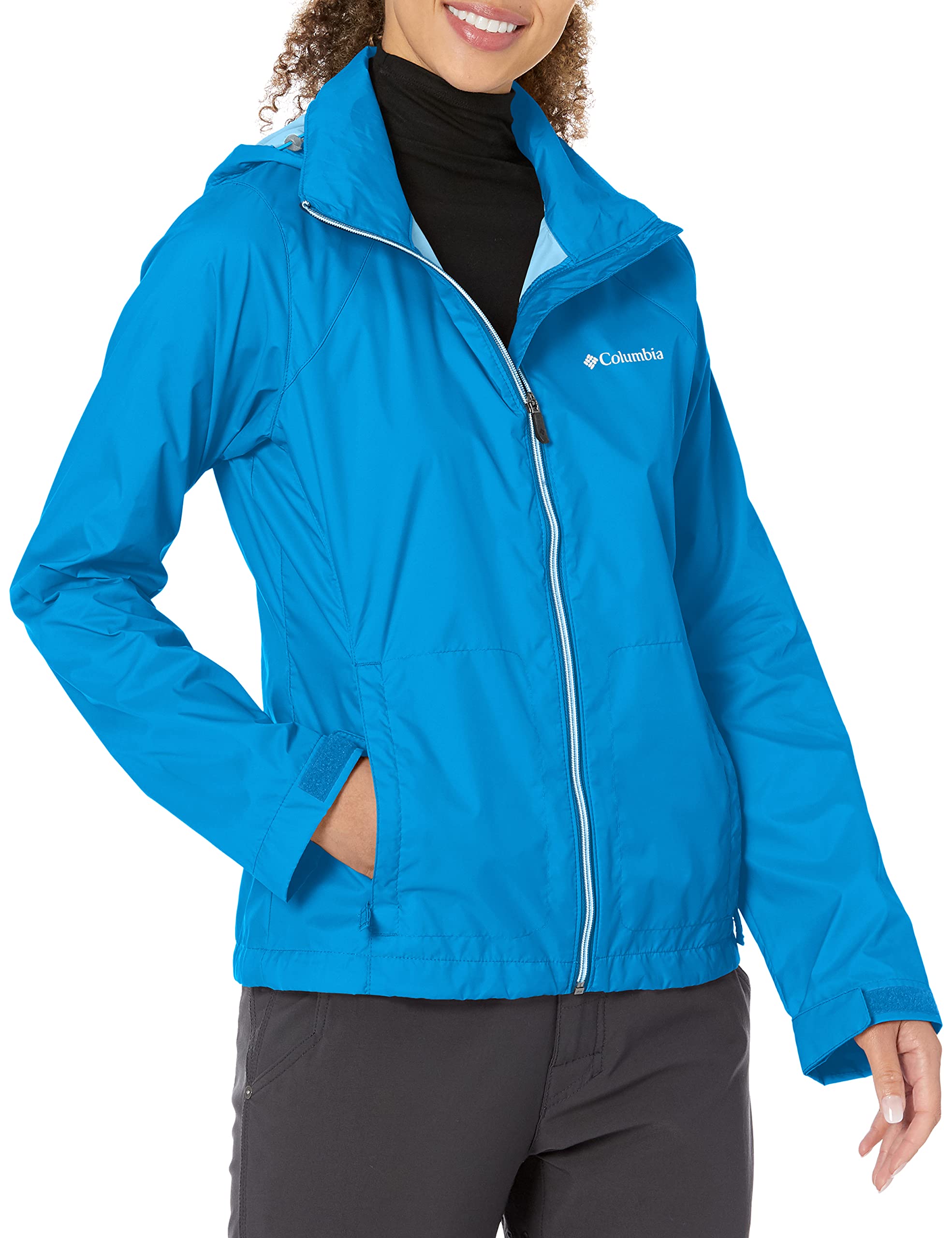 Columbia Women's Switchback III Jacket - Waterproof Hiking & Outdoor Rain Jacket for Women - Lightweight Windbreaker for Camping, Travel & Everyday Wear