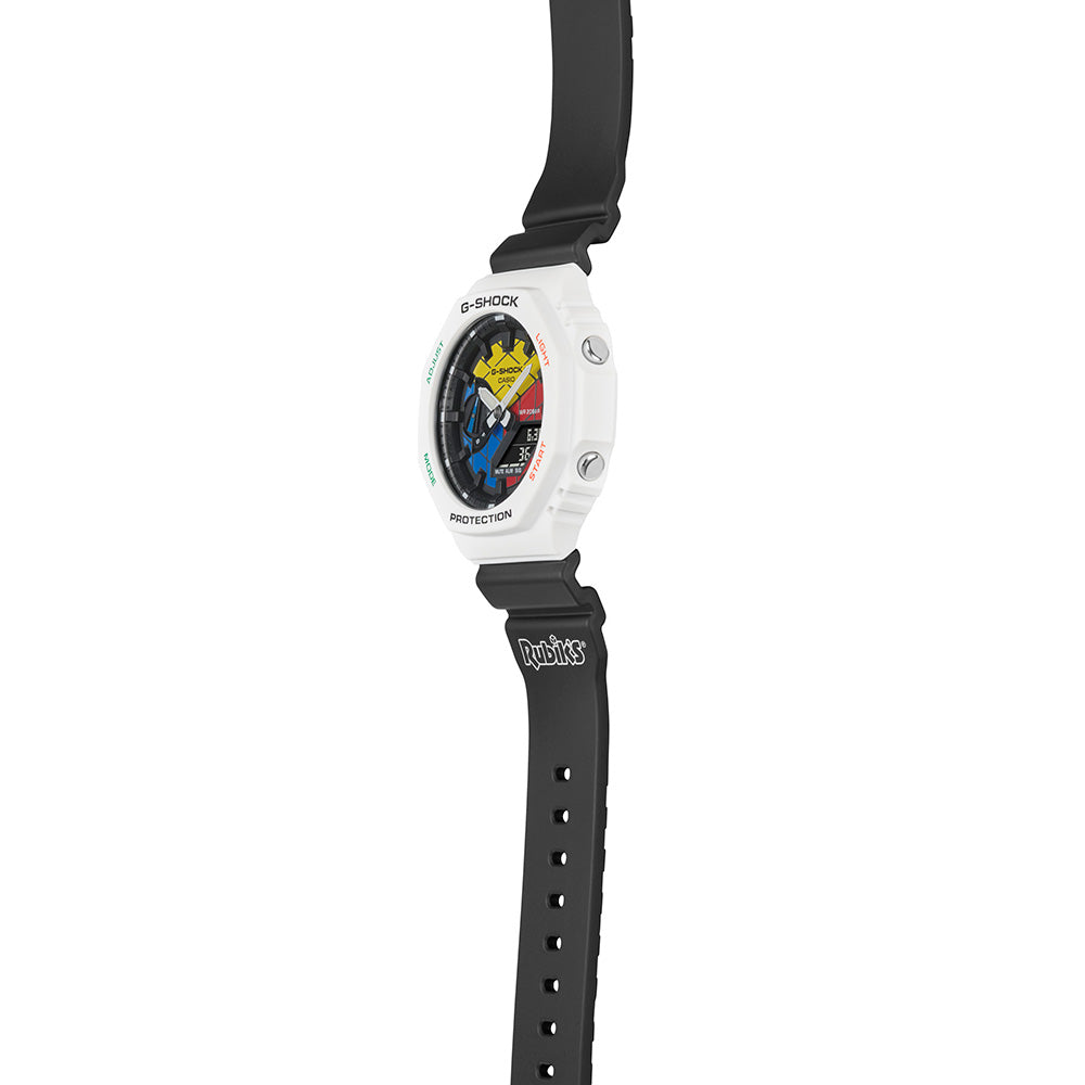 G Shock GAE2100RC 1A Rubik's Cube Limited Edition Watch - Stylish Digital Sport Watch for Men, Durable Shock Resistant Design - Perfect for Outdoor Adventures, Sports & Everyday Wear