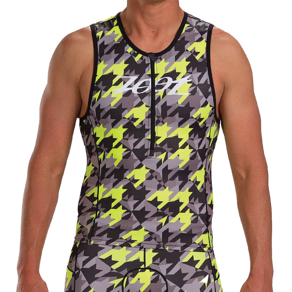 Zoot Men's LTD Triathlon Tank Top - Breathable Compression Shirt with Primo Fabric & Side Pockets for Triathlon, Cycling, Running & Workout