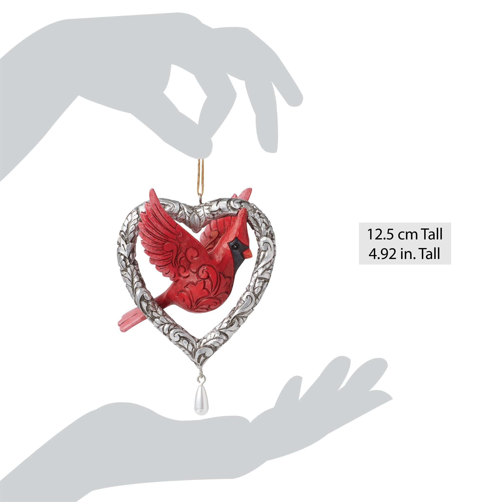 Caring Cardinal Forever in My Heart Memorial Gift - Sympathy Keepsake for Loss of Loved One - Perfect for Funeral, Memorial Service & Home Decoration