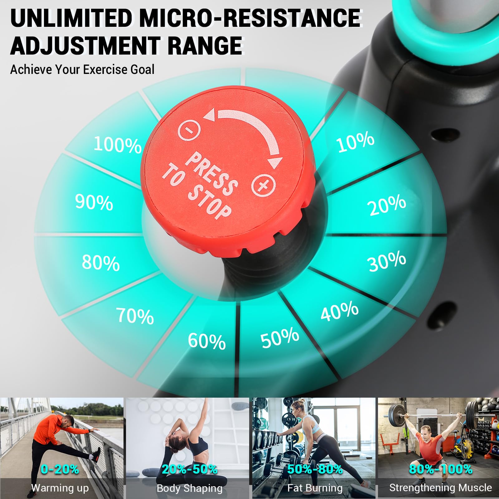 WENOKER Indoor Cycling Bike - Silent Belt Drive, Heavy Flywheel & LCD Monitor for Home Cardio Workout | Stationary Exercise Bike for Home Gym | Perfect for Weight Loss, Fitness Training & Indoor Cycling Classes