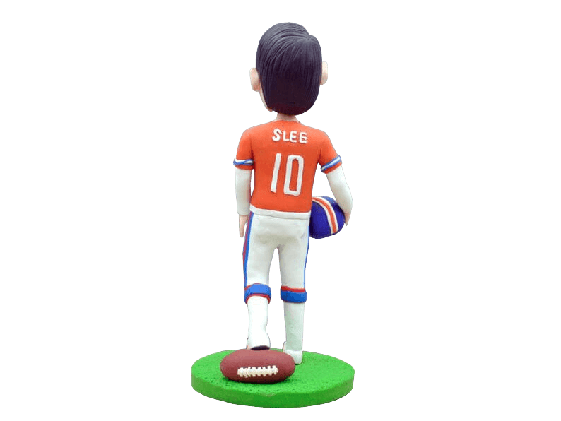 Custom NFL Rugby Player Bobblehead - Personalized Sports Fan Gift for Football Enthusiasts - Perfect for Game Day Decor, Man Cave Collectibles, and Birthday Presents
