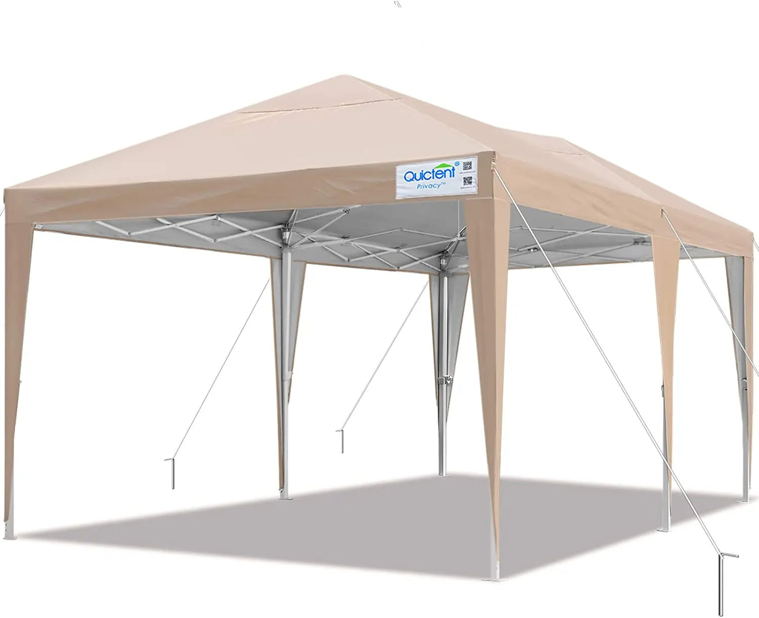 Quictent 10' x 20' EZ Pop Up Canopy Tent - Instant Shelter for Outdoor Events, Parties, Camping & Beach - Waterproof & UV Protection