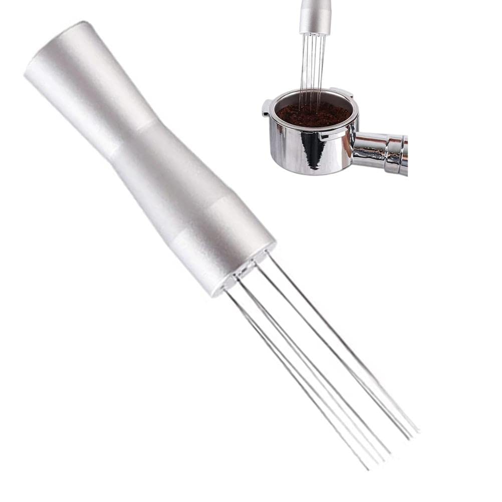 Premium Stainless Steel Espresso Coffee Stirrer - Barista Tool for Perfect Espresso Distribution & Tamping | Ideal for Home Baristas & Coffee Shops