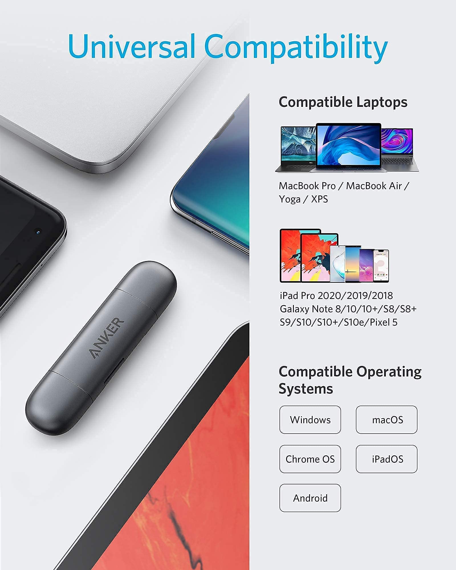 Anker 575 USB-C Docking Station (13-in-1) with 4K HDMI, Ethernet, USB 3.0 Ports & SD Card Reader - Premium Laptop Dock for MacBook Pro/Air, Dell, HP - Perfect for Home Office & Remote Work Setup