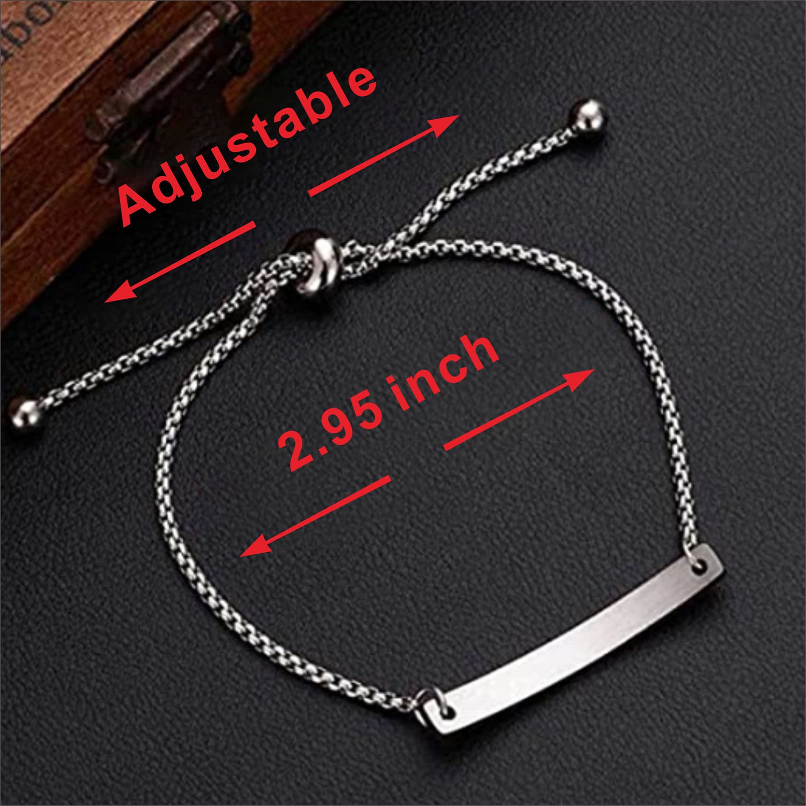 SOUSYOKYO Mama Bracelet - Best Ever Gifts for Women, Stainless Steel Jewelry for Mom - Birthday, Valentine's Day & Mother's Day Present - Perfect for Daily Wear, Special Occasions & Showing Love
