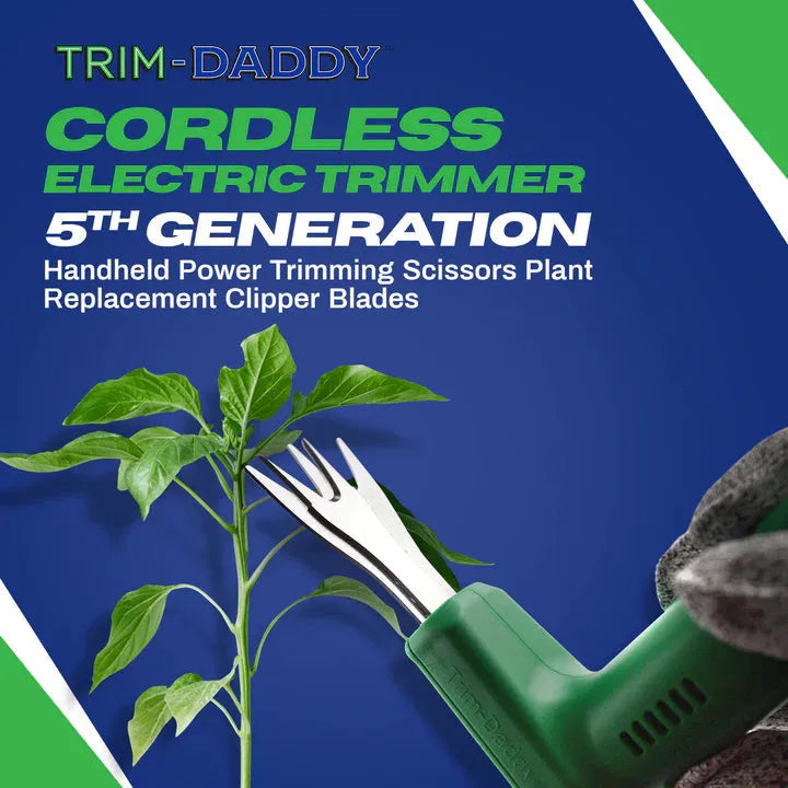 Trim Daddy 5th Generation Cordless Speed Hand Trimmer - Rechargeable Beard & Hair Clipper for Men, Professional Grooming Kit with Adjustable Guide Combs - Perfect for Home, Travel & Barbershop Use