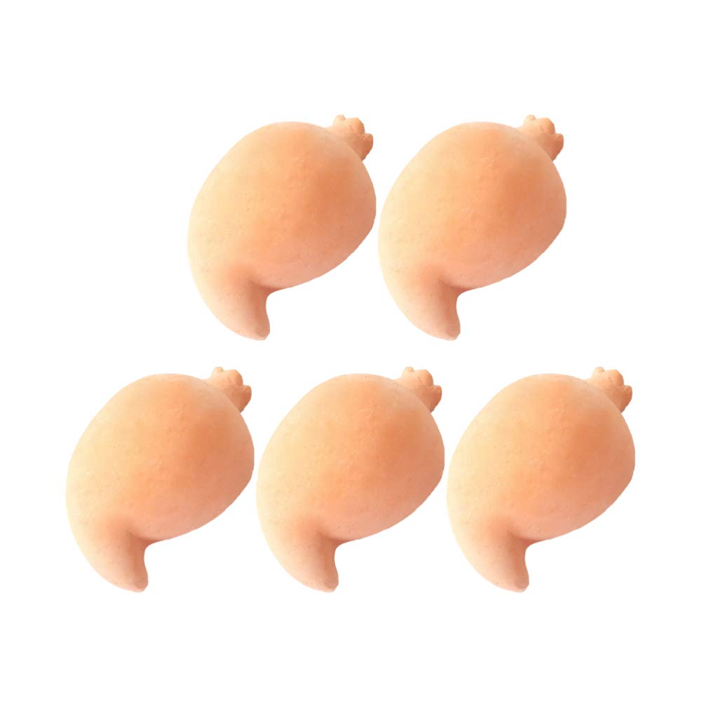 Balacoo 5Pcs Hamster Chew Toys - Natural Molar Stone with Carrot Flavor for Small Pets Like Rabbits, Guinea Pigs, Chinchillas & Birds | Teeth Grinding & Dental Care | Perfect for Cage Enrichment & Stress Relief
