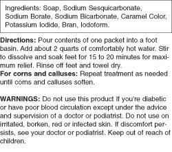 Johnson's Foot Soap - 8 Pack of Medicated Foot Cleansing Pads for Athletes Foot, Odor & Fungus Relief - Perfect for Gym, Sports & Travel Use