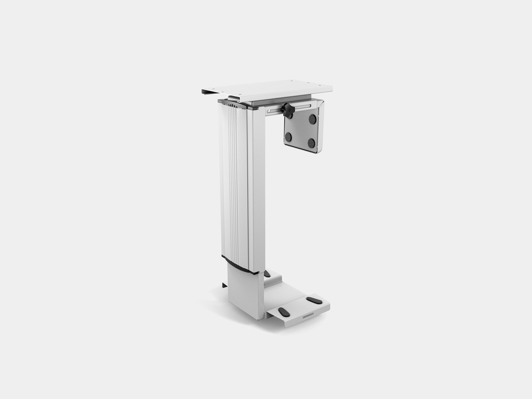 Under Desk CPU Mount Bracket - Heavy Duty Computer Case Holder for PC Tower, Saves Space & Organizes Wires - Perfect for Home Office, Gaming Setup & Workstation Use