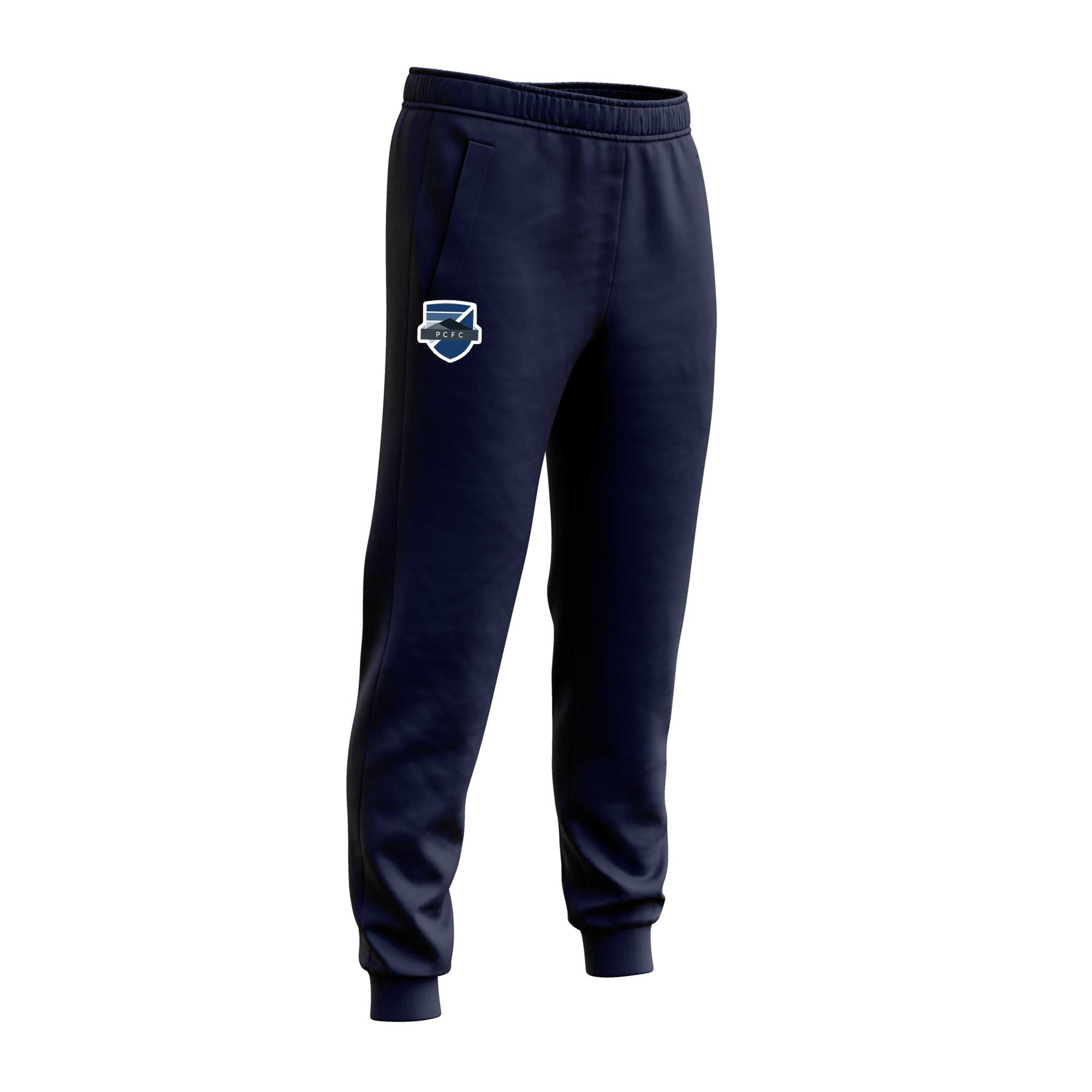 Porirua City FC Club Fitted Soccer Pants - Men's Athletic Training Pants for Football, Running & Casual Wear