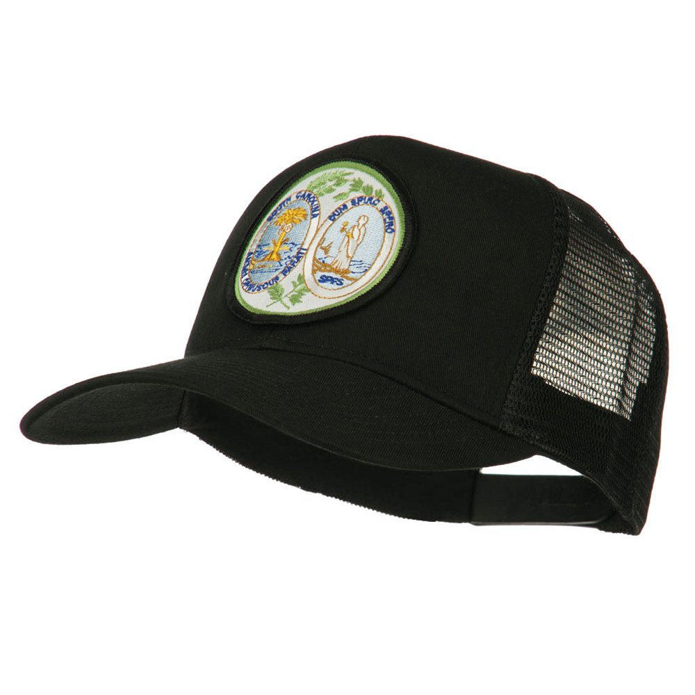 South Carolina State Patched Mesh Cap - Adjustable Snapback Hat for Men & Women - Perfect for Sports, Outdoor Activities & Casual Wear