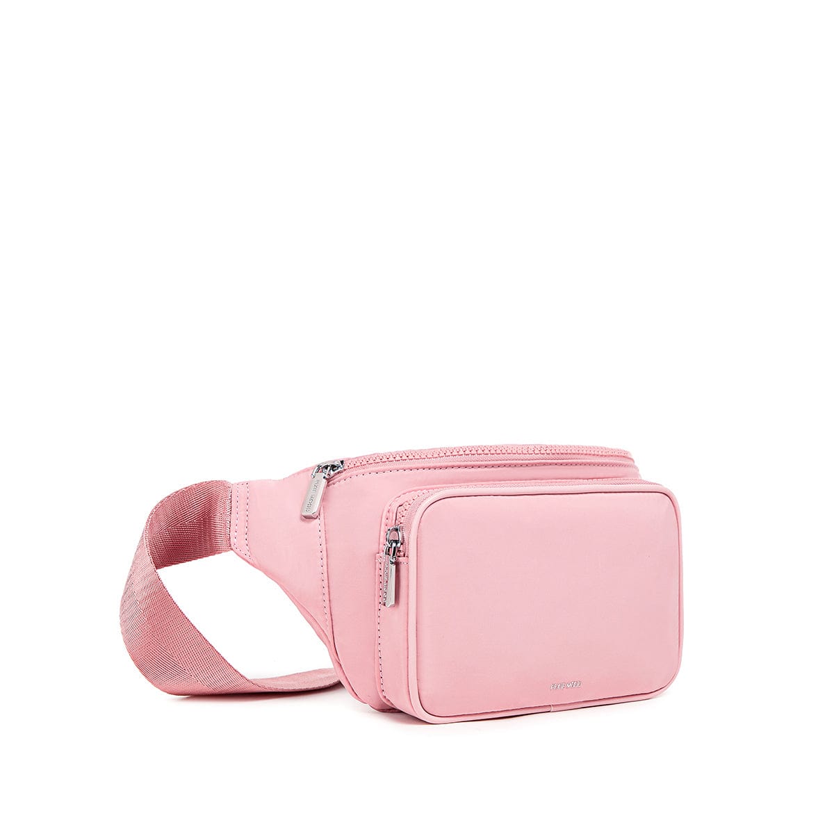 Aaliyah Vegan Nylon Fanny Pack for Women - Light Pink Waist Bag | Perfect for Running, Travel, and Everyday Use