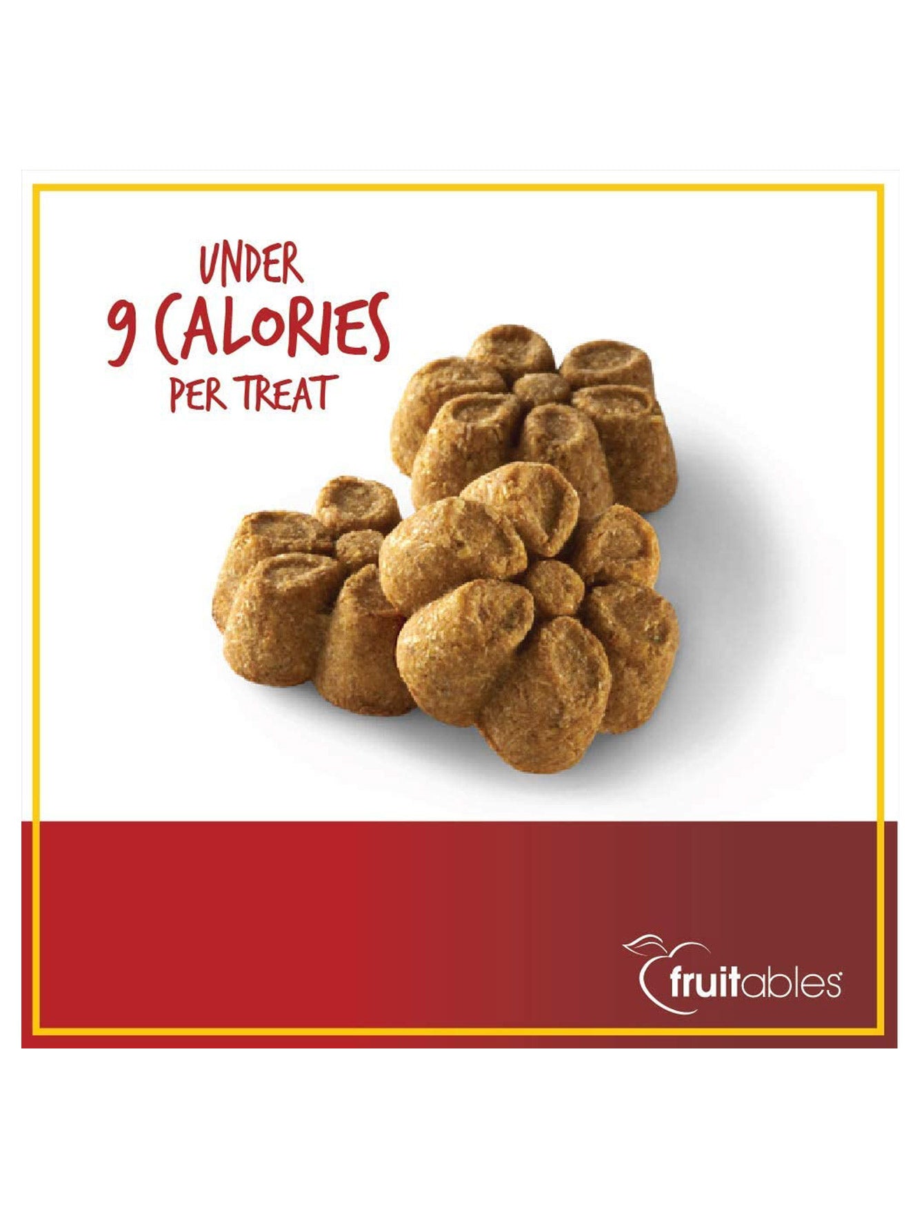 Fruitables Crispy Bacon & Apple Crunchy Dog Treats - Healthy Natural Snacks for Small & Large Dogs - Perfect for Training Rewards & Outdoor Adventures