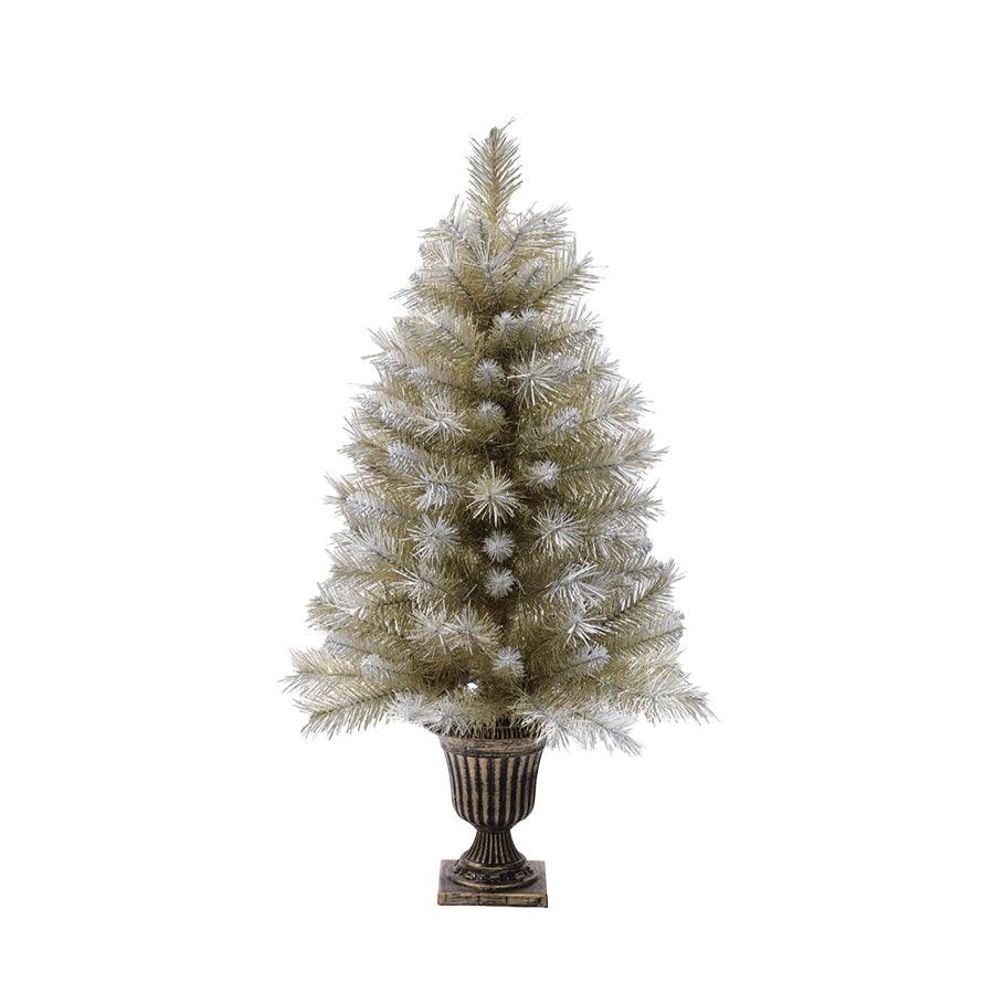 HARMONIER XMAS FROST NOBLE TREE 90CM WHITE (2800g) - Premium Artificial Christmas Tree for Holiday Decorations, Home & Office Festive Decor