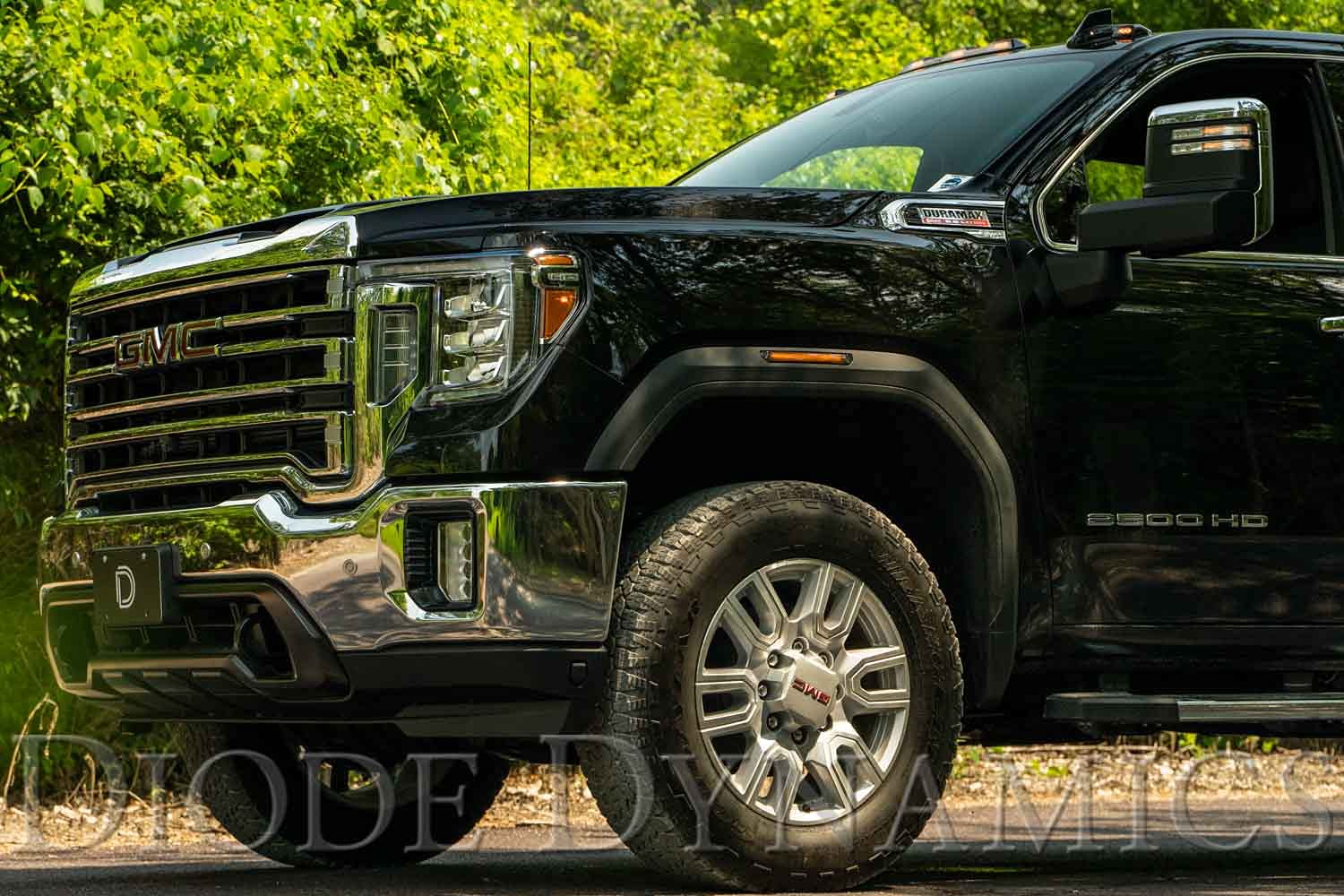 Diode Dynamics LED Sequential Sidemarkers for GMC Sierra HD 2500/3500 (2020-2023) - Clear Lens Set | Enhanced Visibility & Custom Lighting for Trucks