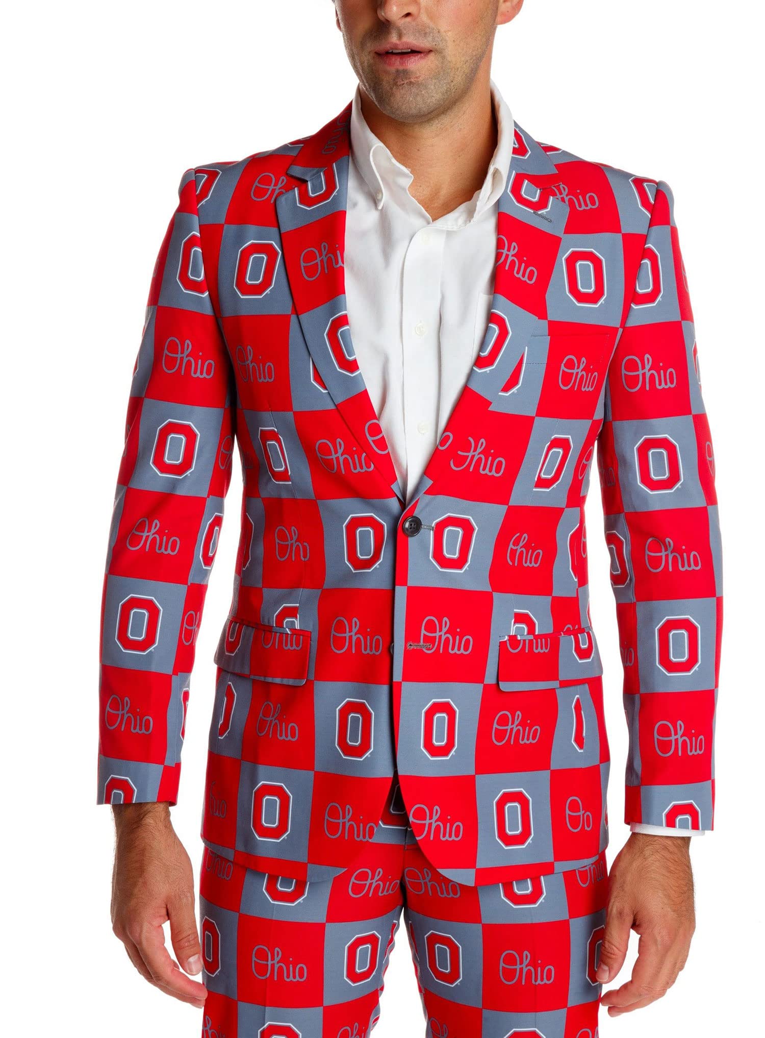 Shinesty Men's College Team Gameday Blazer - Stylish Sport Coat Jacket for Game Day, Tailgating & Formal Events | Perfect for Football, Basketball & Fraternity Parties