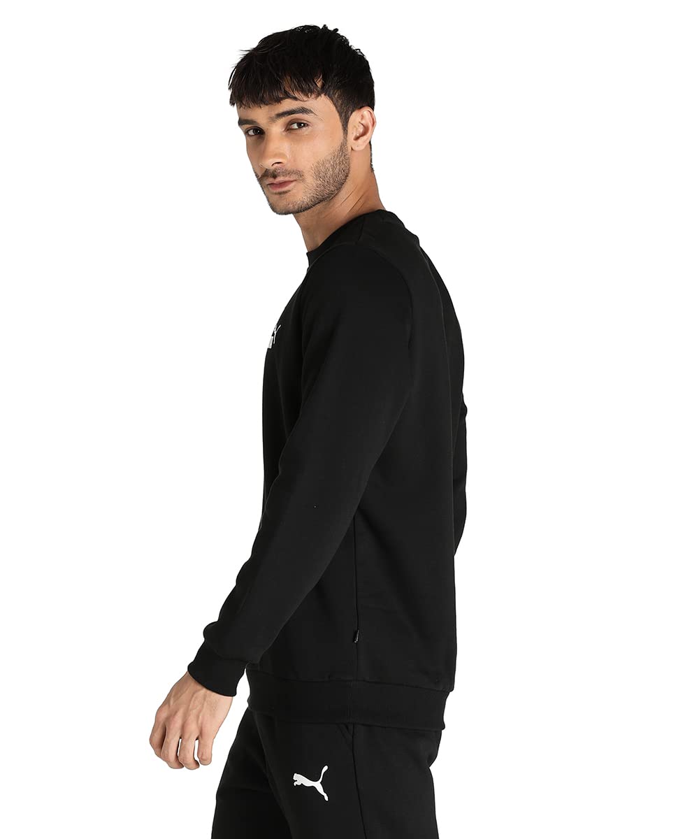 Puma Unisex ESS Small Logo Crew 男士休闲运动卫衣 日常穿搭与健身房必备