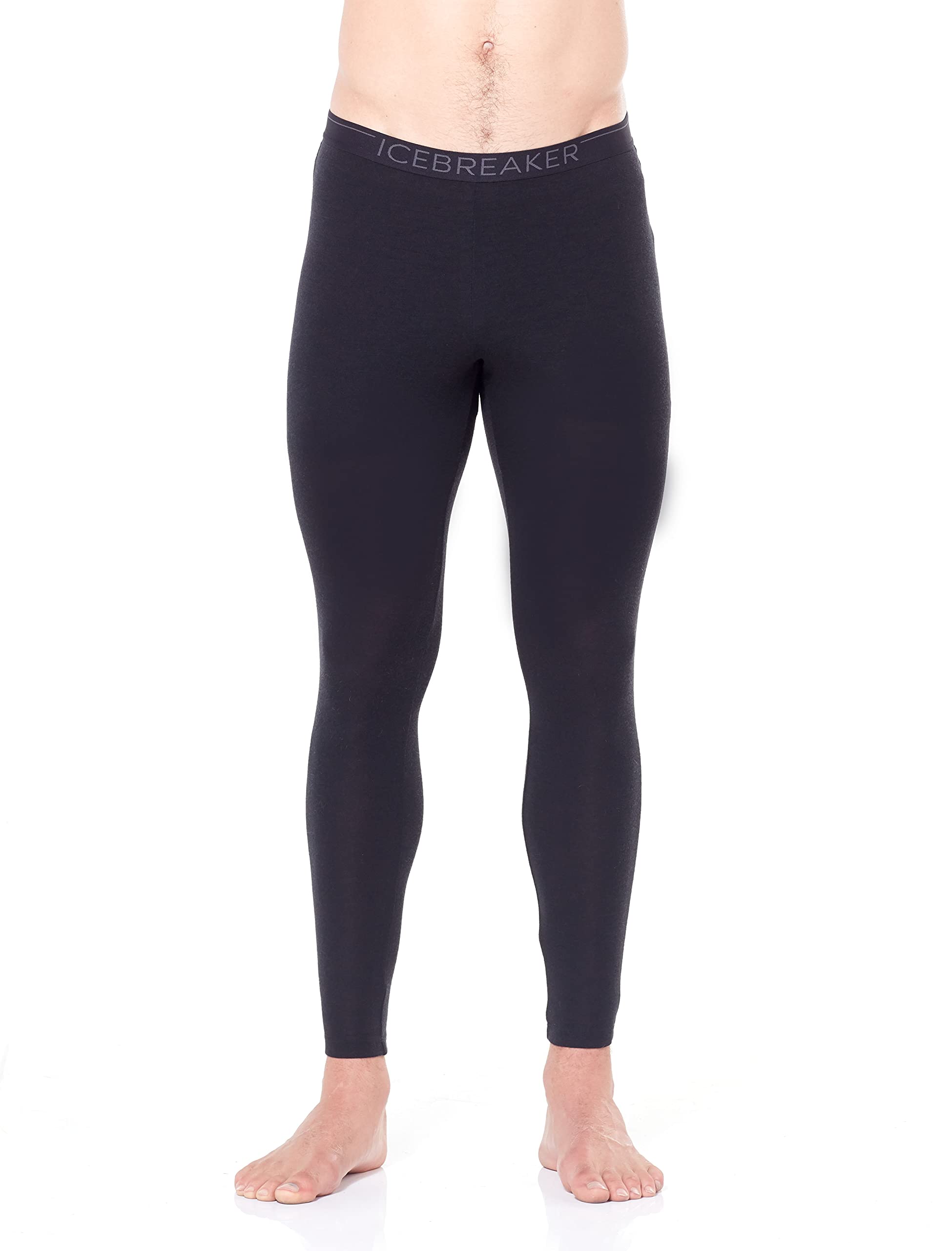 Icebreaker Men's Everyday Cold Weather Leggings - Merino Wool Base Layer Thermal Pants for Hiking, Skiing & Winter Outdoor Activities