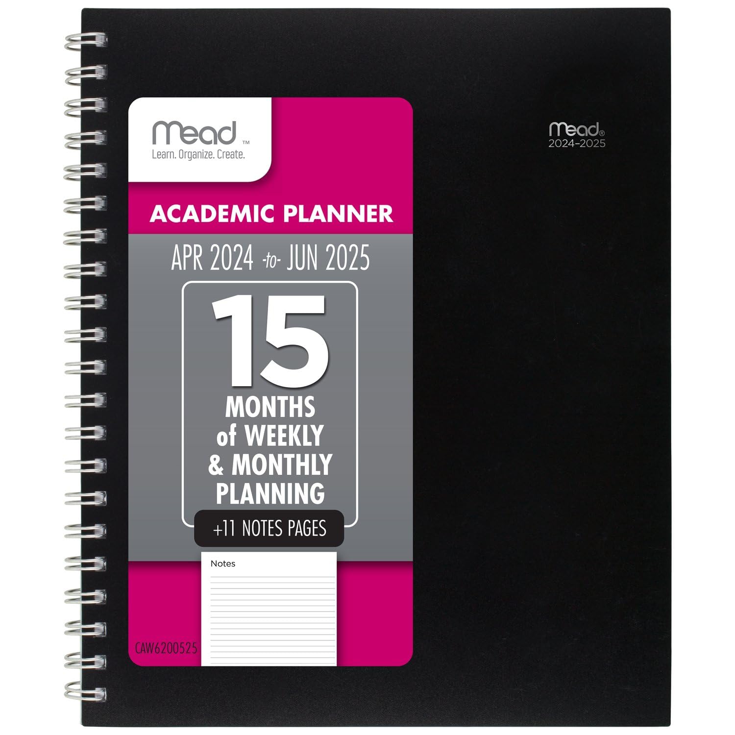 Mead 2024-2025 Academic Planner - Weekly & Monthly Calendar, 8.5