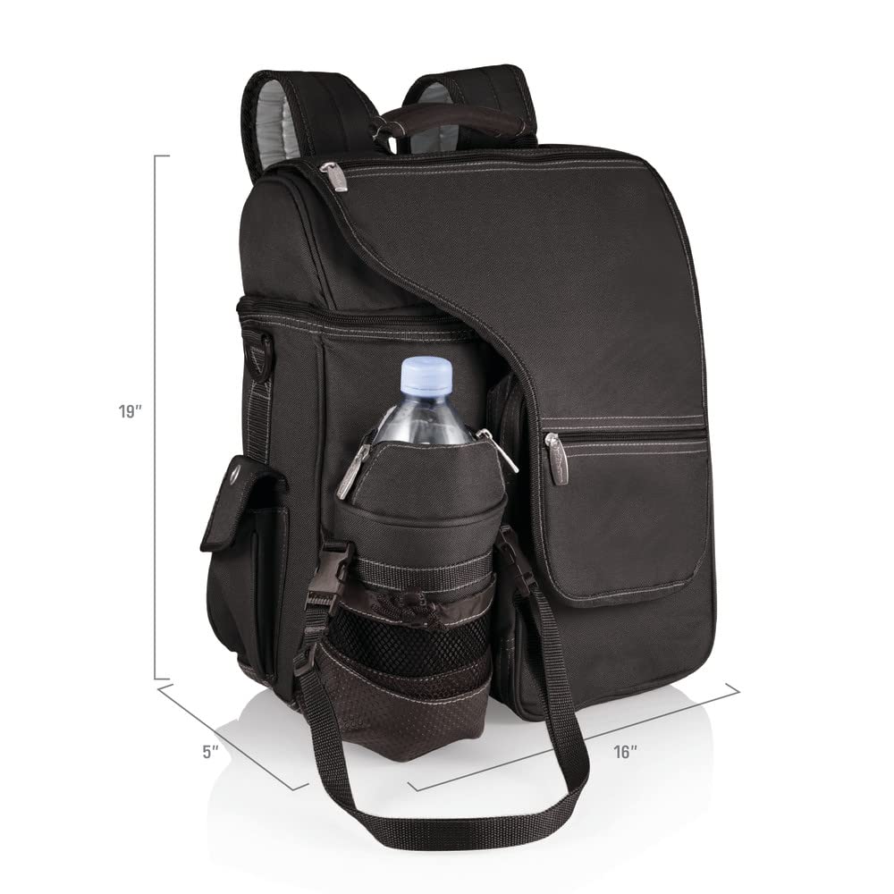 PICNIC TIME NCAA Appalachian State Mountaineers Insulated Backpack Cooler with Water Bottle Holder - Lightweight Soft-Sided Travel Cooler Bag for Camping, Hiking, Beach & Tailgating