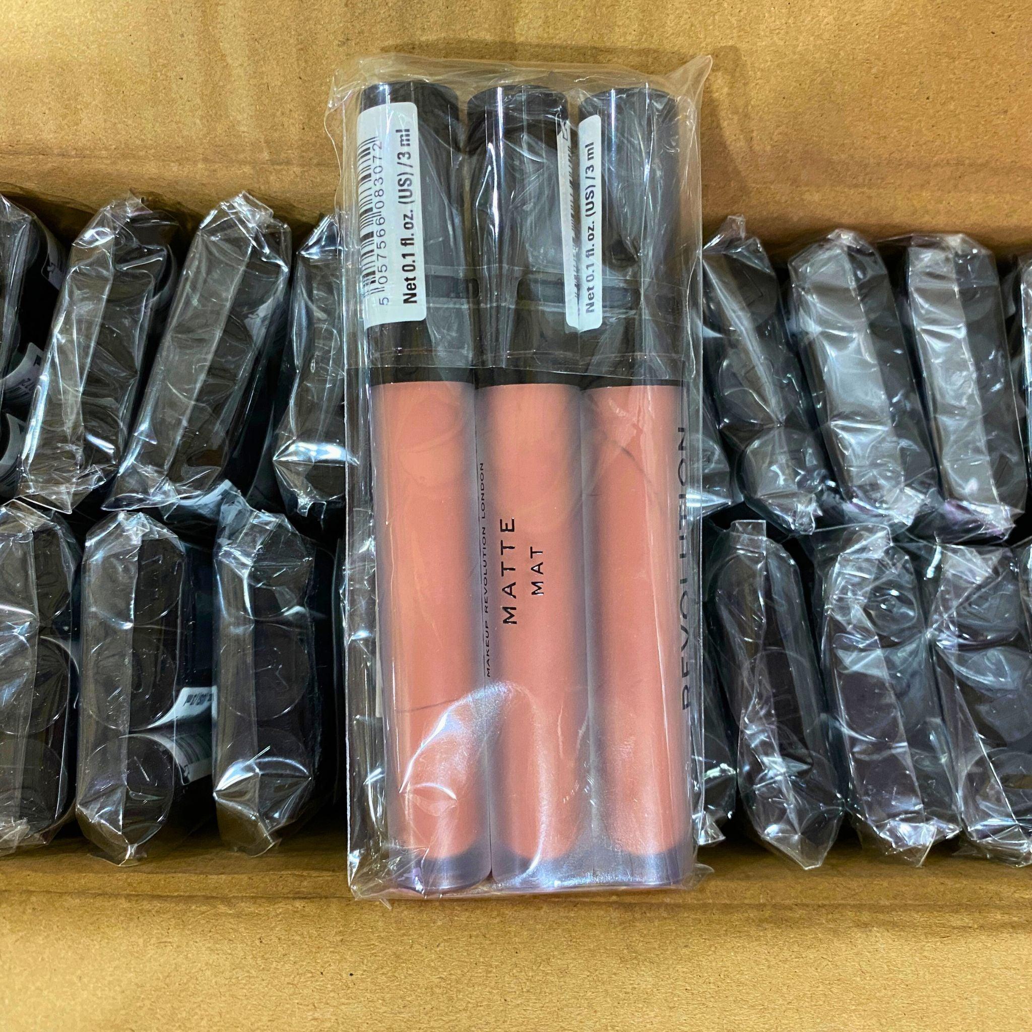 Revolution Makeup Revolution London Matte Lipstick Set - 72 Pcs (0.1OZ Each) Matte Finish Long Lasting Lipstick Kit for Women | Perfect for Daily Wear, Parties and Special Occasions