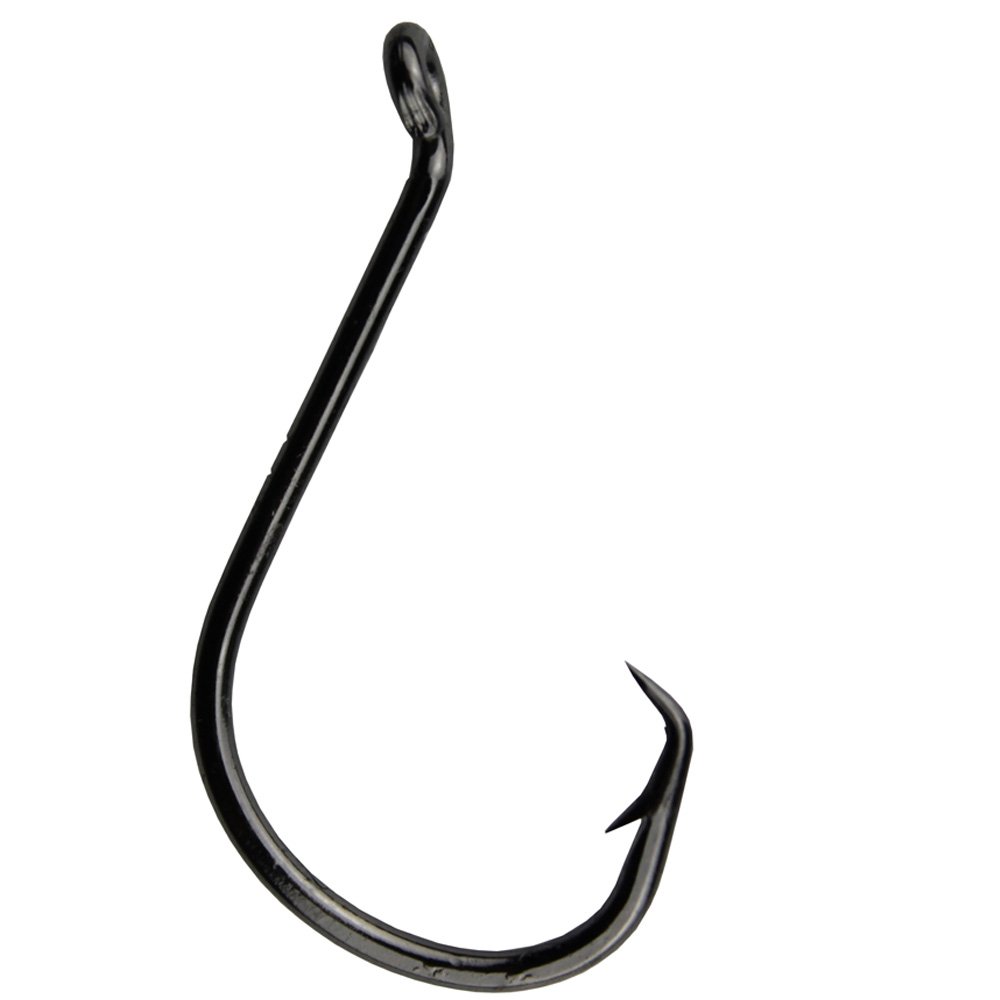 Premium Saltwater Fishing Circle Hooks Set - 50pcs Box (Sizes #1 to 4/0) for Bass, Catfish & Octopus - Offset Design for Strong Hookset - Ideal for Deep Sea, Surf & Freshwater Fishing Adventures