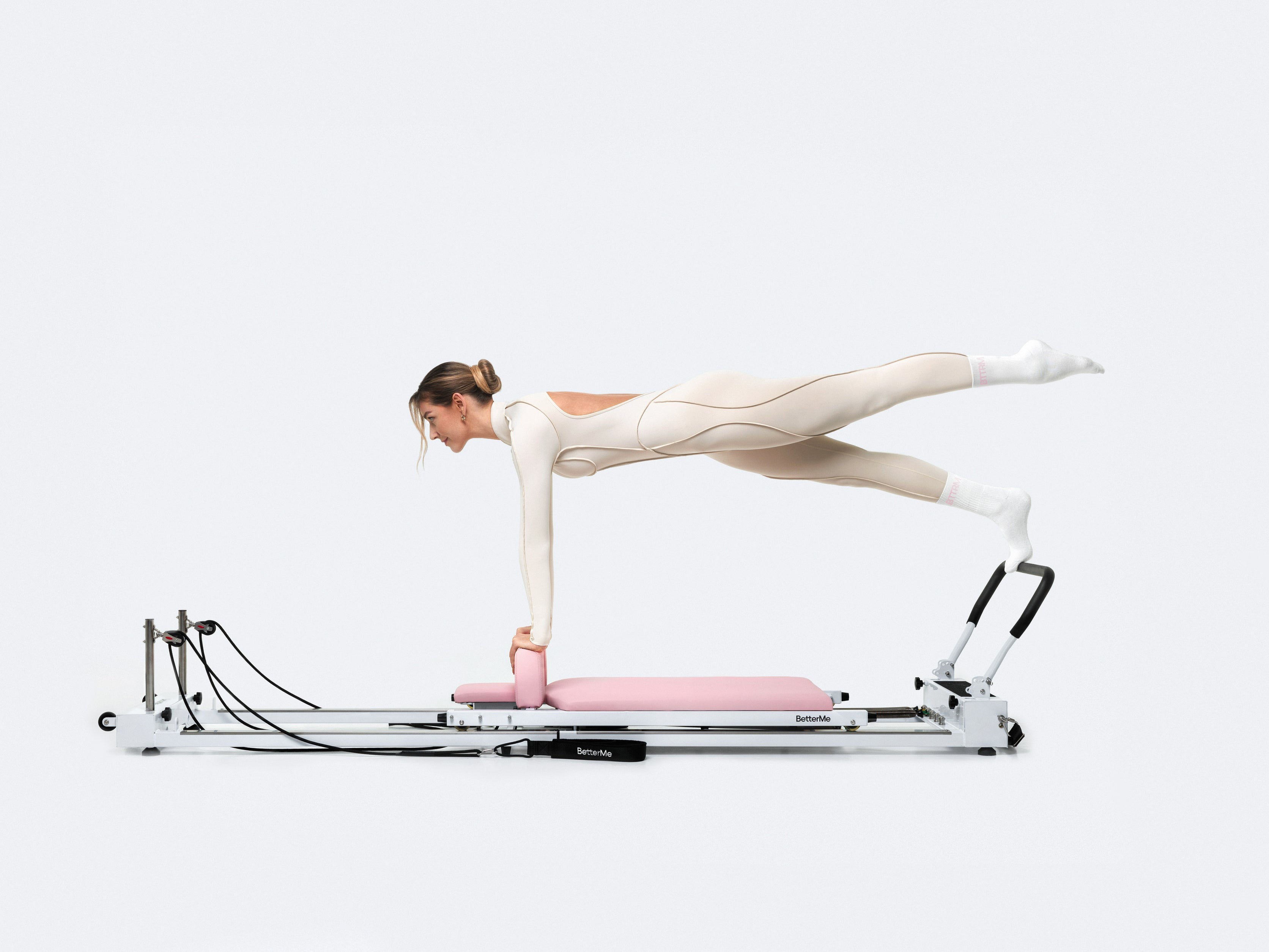Premium Big Pilates Reformer Machine for Home & Studio Workouts - Professional Grade Equipment for Strength Training, Flexibility & Rehabilitation Exercises